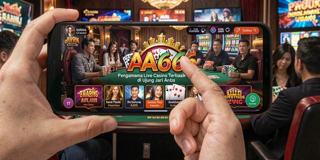 Tampilan screenshot gameplay Live Casino yang menarik dan interaktif.