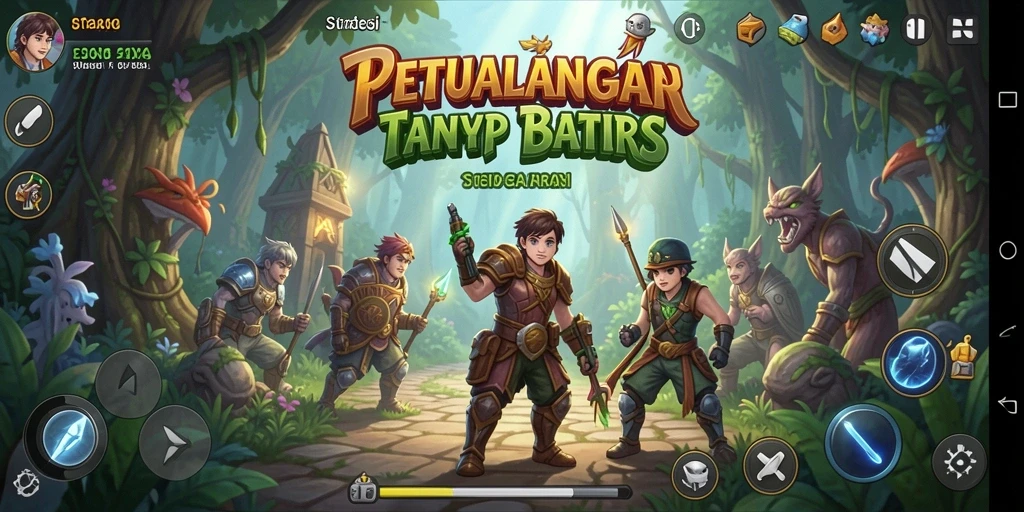 Screenshot menunjukkan gameplay mendalam D06 dengan pertempuran strategis yang seru.