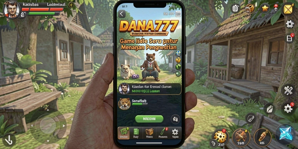 Tampilan menarik dari gameplay <strong>DANA777</strong> menunjukkan keseruan dan mekanisme Idle.