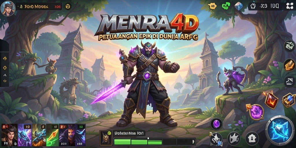 Tampilan gameplay MENARA4D yang mengesankan dan penuh aksi.