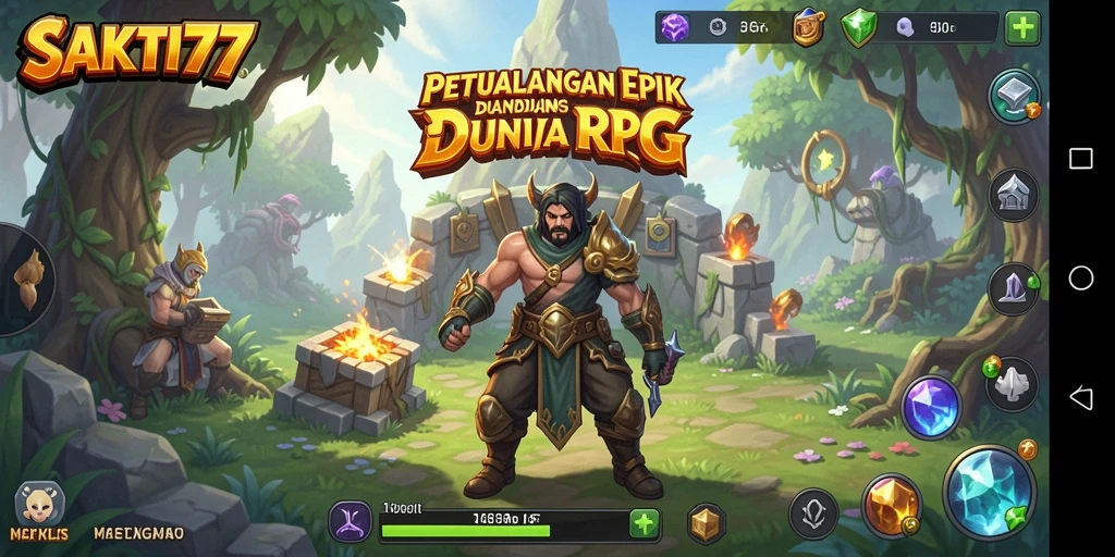 Gameplay RPG yang menawan dalam SAKTI77 dengan aksi seru.