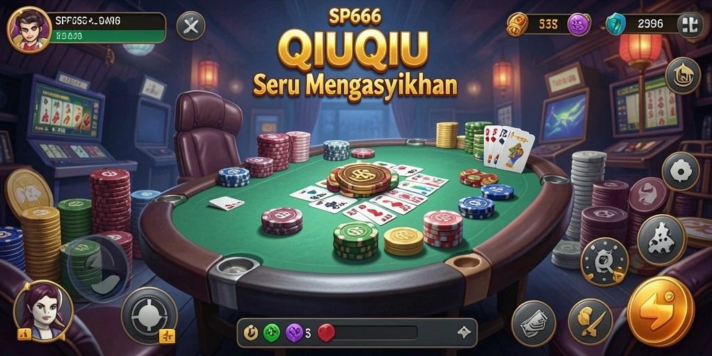 Screenshot gameplay QiuQiu yang menarik dan penuh ketegangan.